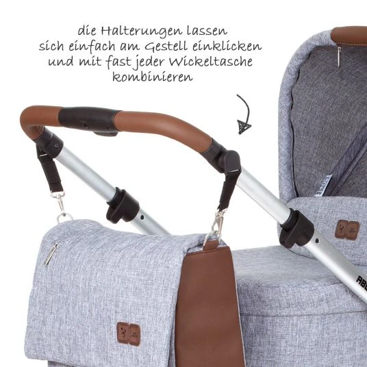ABC Design Universal Wickeltaschenbefestigung mit Klicksystem (passend für ABC Design Kinderwagen ab Kollektion 2017) 3 ABC Design Universal Wickeltaschenbefestigung mit Klicksystem (passend für ABC Design Kinderwagen ab Kollektion 2017) – Bild 3