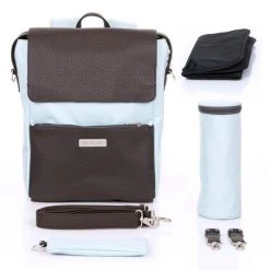 ABC Design Wickelrucksack City mit Deckelfach - inkl. Wickelauflage und Zubehör - Ice -Wickeln Verkaufsladen abc design wickel rucksack city mit deckelfach inkl wickelauflage und zubehor ice 12000221906 d4