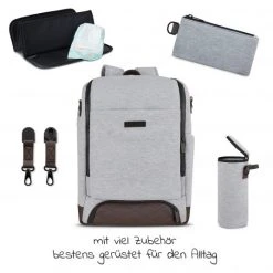 ABC Design Wickelrucksack Tour mit großem Frontfach - inkl. Wickelunterlage & Zubehör - Fashion Edition - Mineral -Wickeln Verkaufsladen abc design wickel rucksack tour mit grossem frontfach inkl wickelunterlage zubehor fashion edition mineral 12001682202 d3