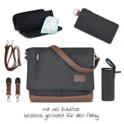 ABC Design Wickeltasche Urban - inkl. Wickelunterlage & viel Zubehör - Storm -Wickeln Verkaufsladen abc design wickeltasche urban inkl wickelunterlage viel zubehor storm 12001632200 d4