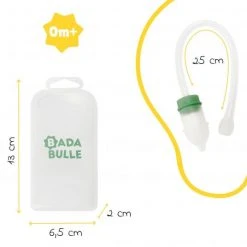 Badabulle Mundbetriebender Nasensauger - Grün -Wickeln Verkaufsladen badabulle mundbetriebender nasensauger grun b032004 d2