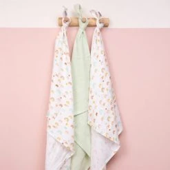 Wickeln Verkaufsladen -Wickeln Verkaufsladen bebe jou mullwindel 3er pack musselin 70 x 70 cm rainbow sky 305103 d1