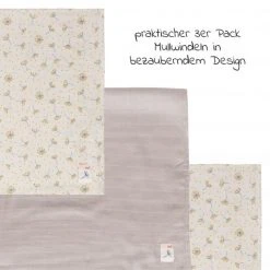 Bébé-jou Mullwindel 3er Pack Musselin 70 x 70 cm - Wish Grey -Wickeln Verkaufsladen bebe jou mullwindel 3er pack musselin 70 x 70 cm wish grey 3051062 d2