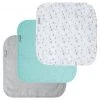 Bébé-jou Pflegetuch 3er Pack Musselin 32 x 32 cm - Ollie