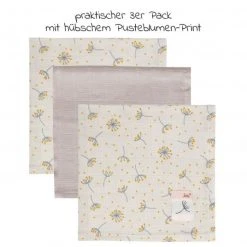 Bébé-jou Pflegetuch 3er Pack Musselin 32 x 32 cm - Wish Grey -Wickeln Verkaufsladen bebe jou pflegetuch 3er pack musselin 32 x 32 cm wish grey 3053062 d2