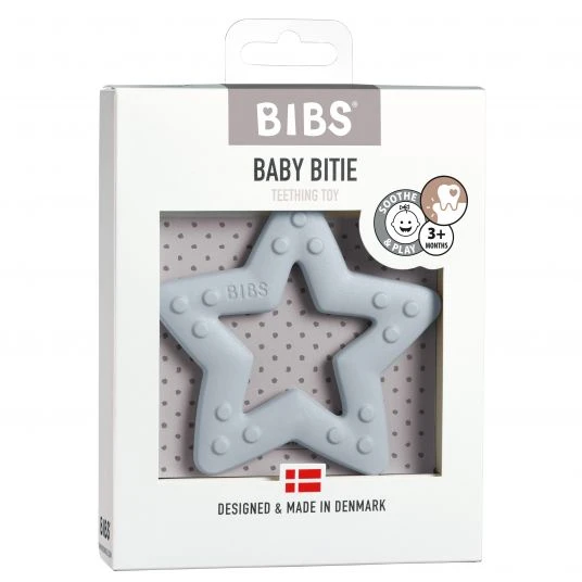 Bibs Beißring - Baby Bitie - Star - Baby Blue 4 Bibs Beißring - Baby Bitie - Star - Baby Blue – Bild 4