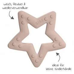 Bibs Beißring - Baby Bitie - Star - Blush -Wickeln Verkaufsladen bibs beissring baby bitie star blush 3000244 d2