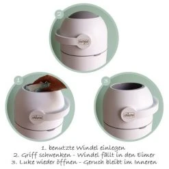 Chicco Windeleimer Odour Off - für herkömmliche Müllbeutel - White -Wickeln Verkaufsladen chicco windeleimer odour off fur herkommliche mullbeutel white 00009481000000 d4