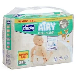 Chicco Windeln 38er Maxi Pack Airy Ultra Fit&Dry - Gr. 4