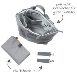 Done by Deer Wickelrucksack inkl. Wickelunterlage & Kinderwagenbefestigung - Grau -Wickeln Verkaufsladen done by deer wickelrucksack inkl wickelunterlage kinderwagenbefestigung grau 7003565 d3