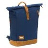 Fillikid Wickelrucksack Rolltop Canvas inkl. Wickelunterlage - Navy