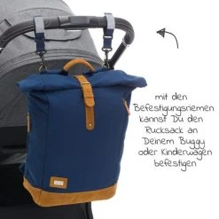 Fillikid Wickelrucksack Rolltop Canvas inkl. Wickelunterlage - Navy -Wickeln Verkaufsladen fillikid wickelrucksack rolltop canvas inkl wickelunterlage navy kp6300 01 d4