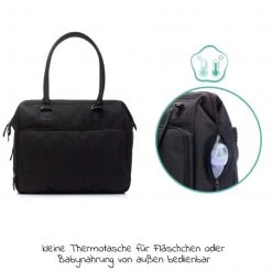 Fillikid Wickeltasche Oxford mit Wickelauflage, Innnen- & Außenfächer - Schwarz - Kollektion 2022 -Wickeln Verkaufsladen fillikid wickeltasche oxford mit wickelauflage innnen aussenfacher schwarz 6510 06 d4
