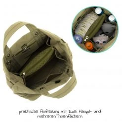 Fillikid Wickeltasche Palma mit Wickelunterlage und Thermotasche - Oliv - Kollektion 2022 -Wickeln Verkaufsladen fillikid wickeltasche palma mit wickelunterlage und thermotasche oliv 6410 04 d2