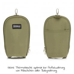 Fillikid Wickeltasche Palma mit Wickelunterlage und Thermotasche - Oliv - Kollektion 2022 -Wickeln Verkaufsladen fillikid wickeltasche palma mit wickelunterlage und thermotasche oliv 6410 04 d4