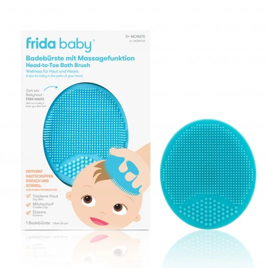Fridababy Badebürste mit Massagefunktion - Aquamarine Perl 4 Fridababy Badebürste mit Massagefunktion - Aquamarine Perl – Bild 4