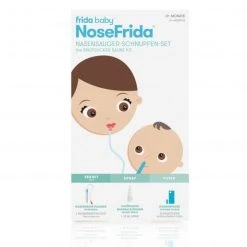 Fridababy Schnupfen-Set NoseFrida Nasensauger mit Hygienefilter und Meersalz-Nasenspray -Wickeln Verkaufsladen fridababy schnupfen set nosefrida nasensauger mit hygienefilter und meersalz nasenspray 2600000120001 d2