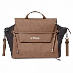 Gesslein 2 in 1 Wickelrucksack & Wickeltasche N°4 mit Wickelunterlage, Innentasche & Isolierbehälter - Tabak - Kollektion 2022