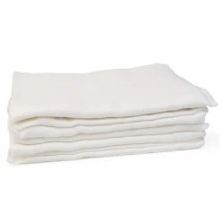 Grünspecht Bio-Mullwindel 5er Pack 70 x 70 cm - Weiß