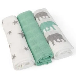 Grünspecht Pflegetuch 6er Pack 30 x 30 cm - Grün