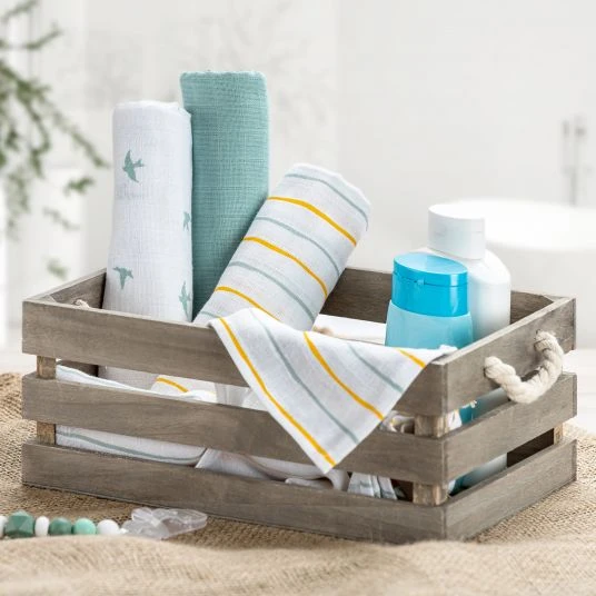 LaLoona Mullwindeln / Mulltücher / Spucktücher 5er Pack 70 x 70 cm - Gelb Grün 3 LaLoona Mullwindeln / Mulltücher / Spucktücher 5er Pack 70 x 70 cm - Gelb Grün – Bild 3