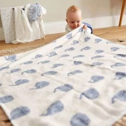 Lässig Einschlag- & Mulltuch 2er Pack Heavenly Soft Swaddle XL - Bambus 120 x 120 cm - Little Water Whale -Wickeln Verkaufsladen lassig einschlag mulltuch 2er pack heavenly soft swaddle xl bambus 120 x 120 cm little water whale 1312002452 d5
