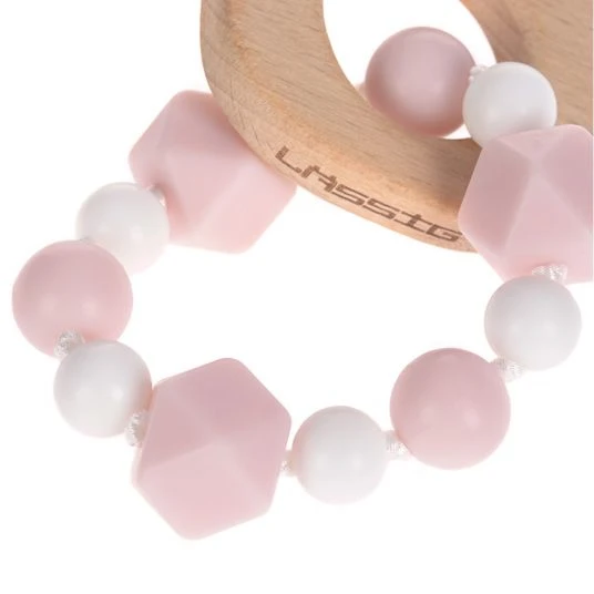 Lässig Greif- & Beißring aus Holz mit Silikonkette - Little Chums Mouse 3 Lässig Greif- & Beißring aus Holz mit Silikonkette - Little Chums Mouse – Bild 3