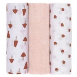 Wickeln Verkaufsladen -Wickeln Verkaufsladen lassig mulltuch 3er pack swaddle burp blanket l 85 x 85 cm little forest rose 1312008757 d1