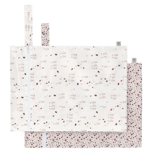 Lässig Nasstasche 2er Pack Wet Bag - Tiny Farmer - Flowers Goose 1 Lässig Nasstasche 2er Pack Wet Bag - Tiny Farmer - Flowers Goose