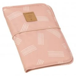 Lässig Wickel-Kit Für Unterwegs Casual Changing Pouch - Soft Stripes - Rose