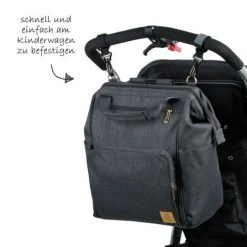 Lässig Wickelrucksack Glam Goldie Backpack - Anthracite -Wickeln Verkaufsladen lassig wickelrucksack glam goldie backpack anthracite 1103010222 d5