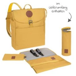 Lässig Wickelrucksack Green Label Backpack Adventure - Lemon Curry -Wickeln Verkaufsladen lassig wickelrucksack green label backpack adventure lemon curry 1103015844 d2