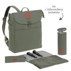 Lässig Wickelrucksack Green Label Backpack Adventure - Olive -Wickeln Verkaufsladen lassig wickelrucksack green label backpack adventure olive 1103015513 d4