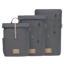 Lässig Wickelrucksack Green Label Rolltop Backpack - Anthracite -Wickeln Verkaufsladen lassig wickelrucksack green label rolltop backpack anthracite 1103025236 d5