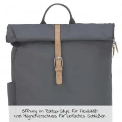 Lässig Wickelrucksack Green Label Rolltop Backpack + GRATIS Still-Schal - Anthracite -Wickeln Verkaufsladen lassig wickelrucksack green label rolltop backpack gratis still schal anthracite set 688 d5