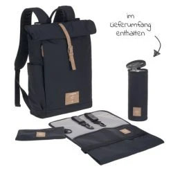 Lässig Wickelrucksack Green Label Rolltop Backpack - Night Blue -Wickeln Verkaufsladen lassig wickelrucksack green label rolltop backpack night blue 1103025429 d3