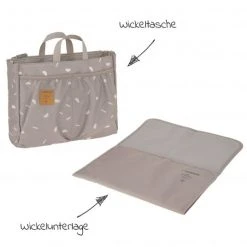Lässig Wickeltasche / Kinderwagentasche Multitalent Organizer - Blocks Taupe -Wickeln Verkaufsladen lassig wickeltasche kinderwagentasche multitalent organizer blocks taupe 1106021237 d2