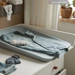 Leander Auflage Topper für Wickelauflage Matty aus Bio-Baumwolle - Organic - Blueberry - Kollektion 2022 -Wickeln Verkaufsladen leander auflage topper fur wickelauflage matty aus bio baumwolle organic blueberry 510802 68 d4