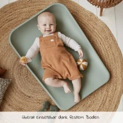 Leander Wickelauflage & Wickelkissen Matty rutschfest, abwaschbar, hygienisch mit hohen Seiten 50 x 70 cm - Sage Green - Kollektion 2022 -Wickeln Verkaufsladen leander wickelauflage wickelkissen matty rutschfest abwaschbar hygienisch mit hohen seiten 50 x 70 cm sage green 510010 69 d5