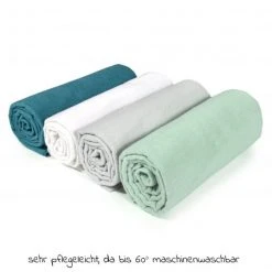 Makian Moltontuch / Moltonwindel 4er Pack 80 x 80 cm - Patina / Mint -Wickeln Verkaufsladen makian moltontuch moltonwindel 4er pack 80 x 80 cm patina mint mppm 4 d3