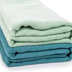 Makian Mulltuch / Pucktuch 2er Pack 120 x 120 cm - Patina Mint -Wickeln Verkaufsladen makian mulltuch pucktuch 2er pack 120 x 120 cm patina mint hjppm 2 d4