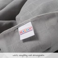 Makian Mullwindel / Mulltuch 10er Pack 80 x 80 cm - Grau -Wickeln Verkaufsladen makian mullwindel mulltuch 10er pack 80 x 80 cm grau hpg 10 d3