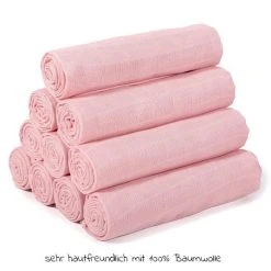 Makian Mullwindel / Mulltuch 10er Pack 80 x 80 cm - Puder -Wickeln Verkaufsladen makian mullwindel mulltuch 10er pack 80 x 80 cm puder hpp 10 d2