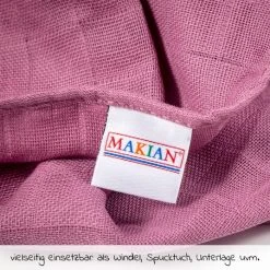 Makian Mullwindel / Mulltuch 8er Pack 80 x 80 cm - Orchidee / Puder -Wickeln Verkaufsladen makian mullwindel mulltuch 8er pack 80 x 80 cm orchidee puder zbp 8 d4