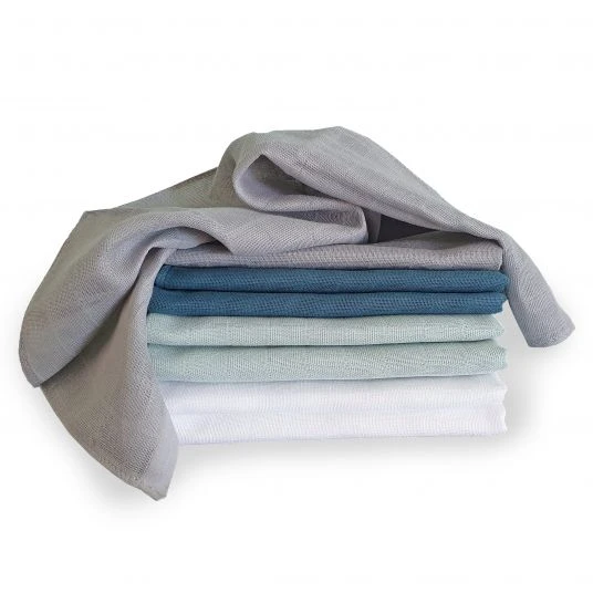 Makian Mullwindel / Mulltuch 8er Pack 80 x 80 cm - Patina / Mint 1 Makian Mullwindel / Mulltuch 8er Pack 80 x 80 cm - Patina / Mint