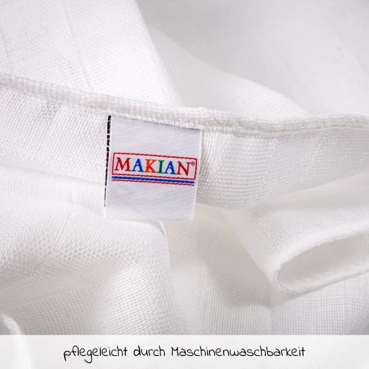 Makian Mullwindel / Mulltuch 8er Pack 80 x 80 cm - Patina / Mint 6 Makian Mullwindel / Mulltuch 8er Pack 80 x 80 cm - Patina / Mint – Bild 6