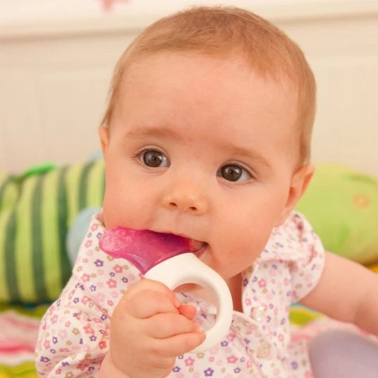 MAM Kühl-Beißring Mini Cooler & Clip - Pink 2 MAM Kühl-Beißring Mini Cooler & Clip - Pink – Bild 2