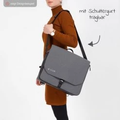 Mutsy Wickeltasche für Icon - Smokey Grey - Kollektion 2021 -Wickeln Verkaufsladen mutsy wickeltasche fur icon smokey grey acc12iconnvismgrey d2