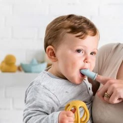 Nattou Fingerzahnbürste 2er Pack mit Aufberwarungsbox - Blue Petrol -Wickeln Verkaufsladen nattou fingerzahnburste 2er pack mit aufberwarungsbox blue petrol 876674 d2