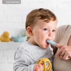 Nattou Fingerzahnbürste 2er Pack mit Aufberwarungsbox - Ochre Old Pink -Wickeln Verkaufsladen nattou fingerzahnburste 2er pack mit aufberwarungsbox ochre old pink 876681 d2